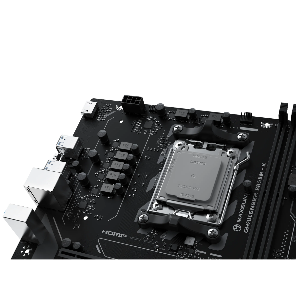 Материнская плата Maxsun MS-Challenger B850M-K B850, AM5, 2*DDR5, 1*PCIEx16, 1*PCIEx1, 1*M.2, 6*USB3