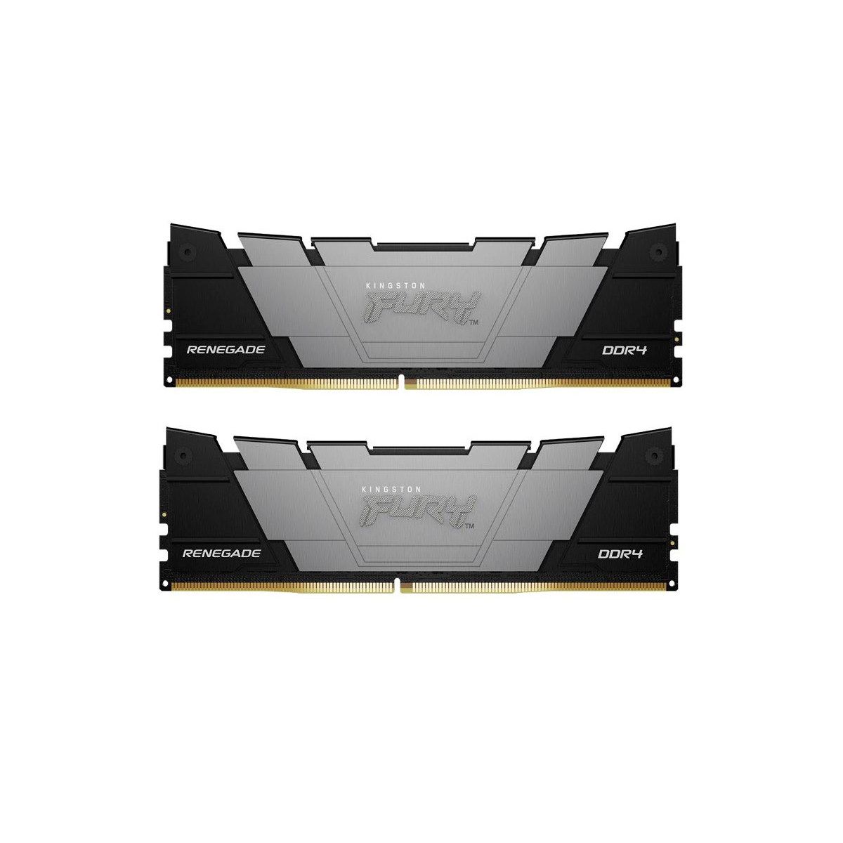 Память DDR4 2x8GB 4800MHz Kingston KF448C19RB2K2/16 Fury Renegade Black RTL Gaming PC4-38400 CL19 DI