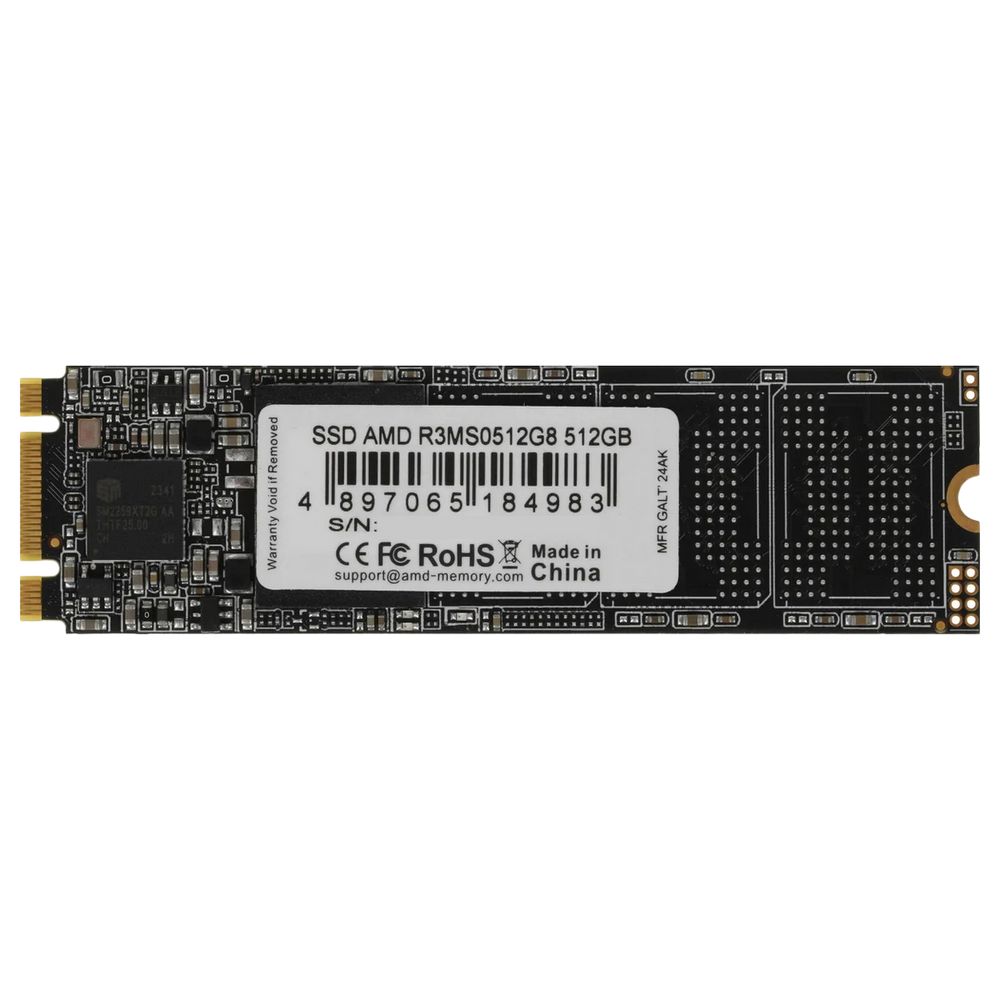 Накопитель SSD AMD SATA 512GB R3MS0512G8 Radeon M.2 2280