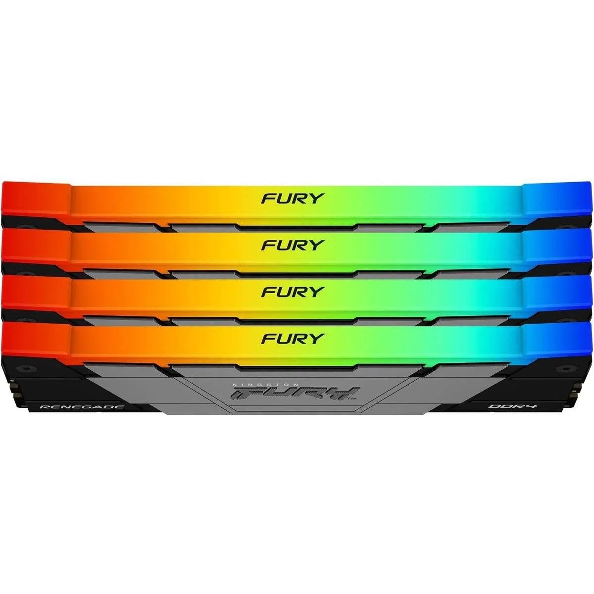 Память DDR4 4x16GB 3600MHz Kingston KF436C16RB12AK4/64 Fury Renegade RGB RTL Gaming PC4-28800 CL16 D