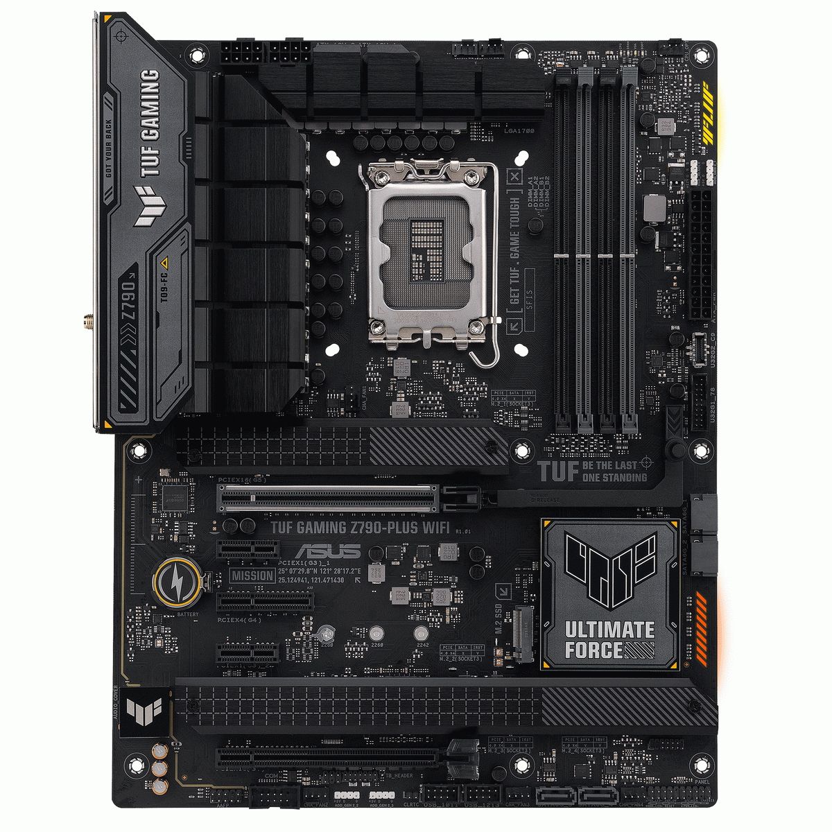 Материнская плата ASUS TUF GAMING Z790-PLUS WIFI LGA1700 ATX 4xDDR5 2xPCIEx16 PCIEx4 2xPCIEx1 4xM.2 