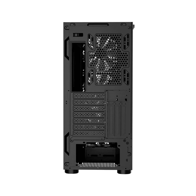 Корпус PCCooler ME200 MESH BK, Mesh Full Tower, Black, TG, SPCC, 3x120mm ARGB E-ATX, ATX, mATX, mITX