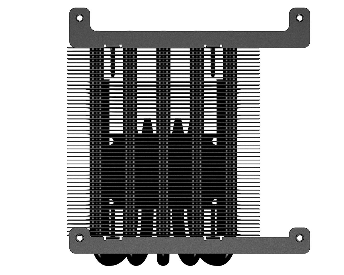 Устройство охлаждения(кулер) ID-Cooling IS-50X V3 Soc-AM5/AM4/1200/1700/1851 черный 4-pin 14-30dB Al