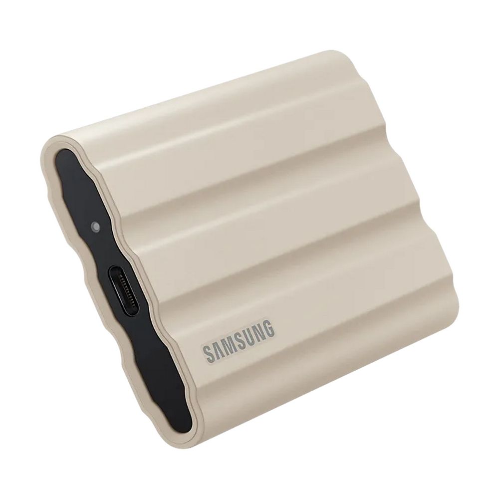 Накопитель SSD Samsung Original USB-C 1Tb MU-PE1T0K/WW Shield T7 1.8" бежевый