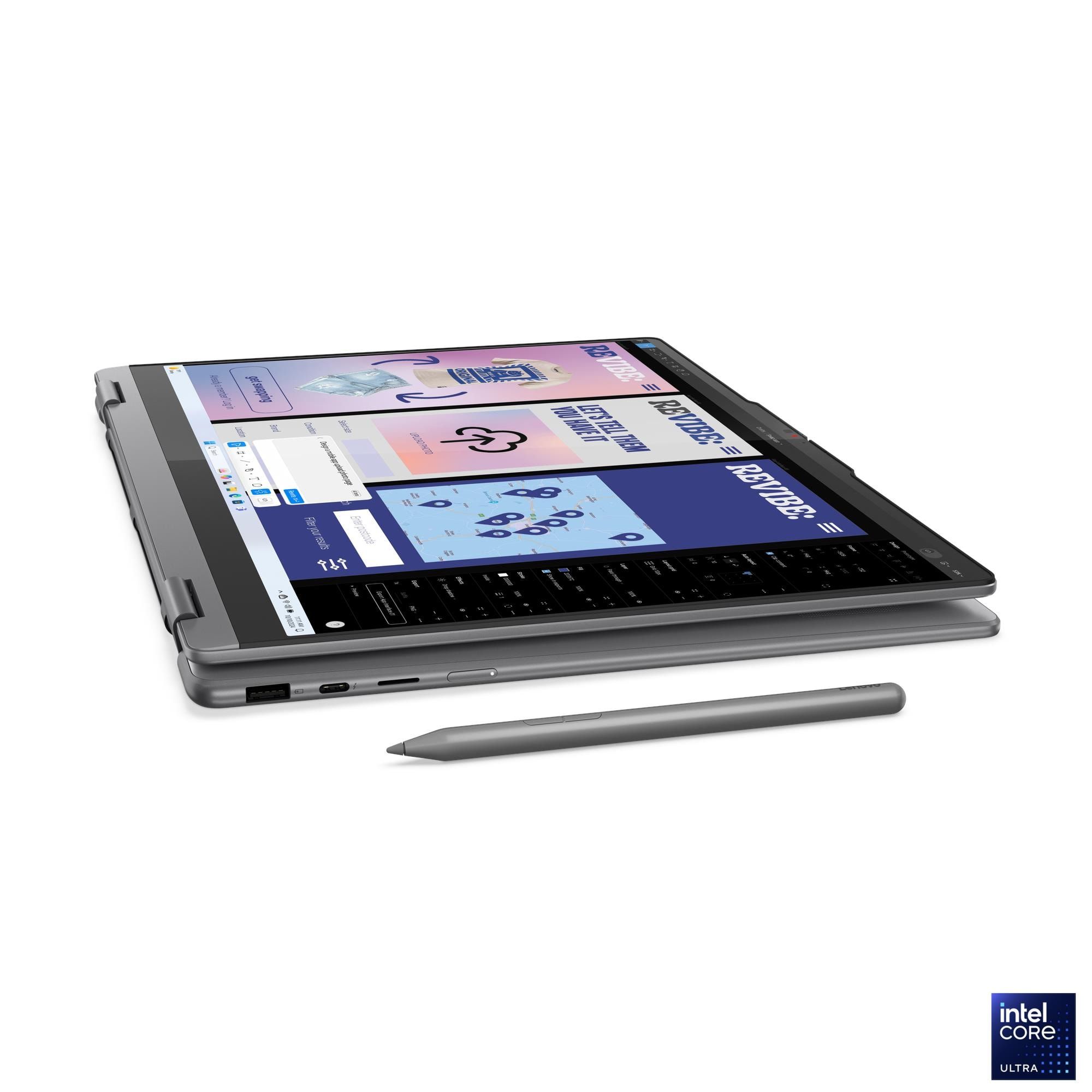 Ноутбук Lenovo Yoga 7 2-in-1 16ILL10 Intel Core Ultra 5 226V/16Gb (soldered D5)/SSD512Gb/UMA/16"/IPS