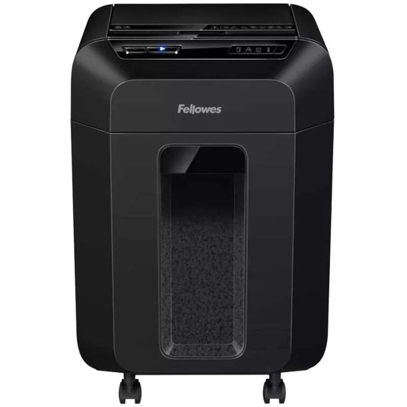 Шредер Fellowes AutoMax 80М черный с автоподачей (секр.P-4) фрагменты 80лист. 17лтр. скрепки скобы п