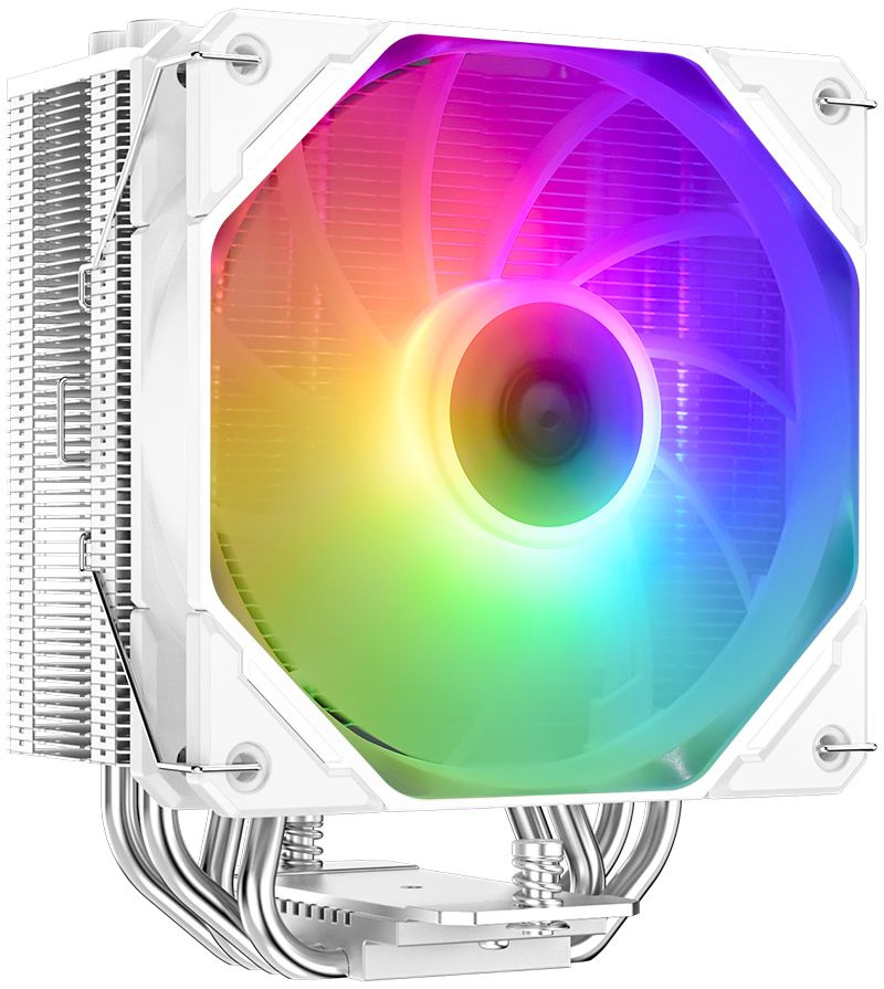 Устройство охлаждения(кулер) ID-Cooling SE-224-XTS ARGB Soc-AM5/AM4/1200/1700/1851 белый 4-pin 29dB 