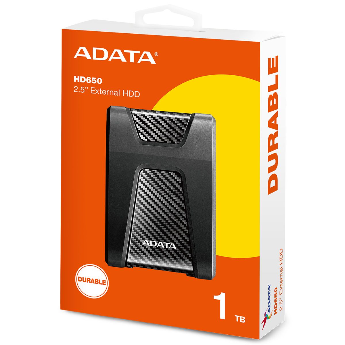 Жесткий диск A-Data USB3.0 1TB AHD650-1TU31-CBK AHD650 DashDrive Durable 2.5" черный