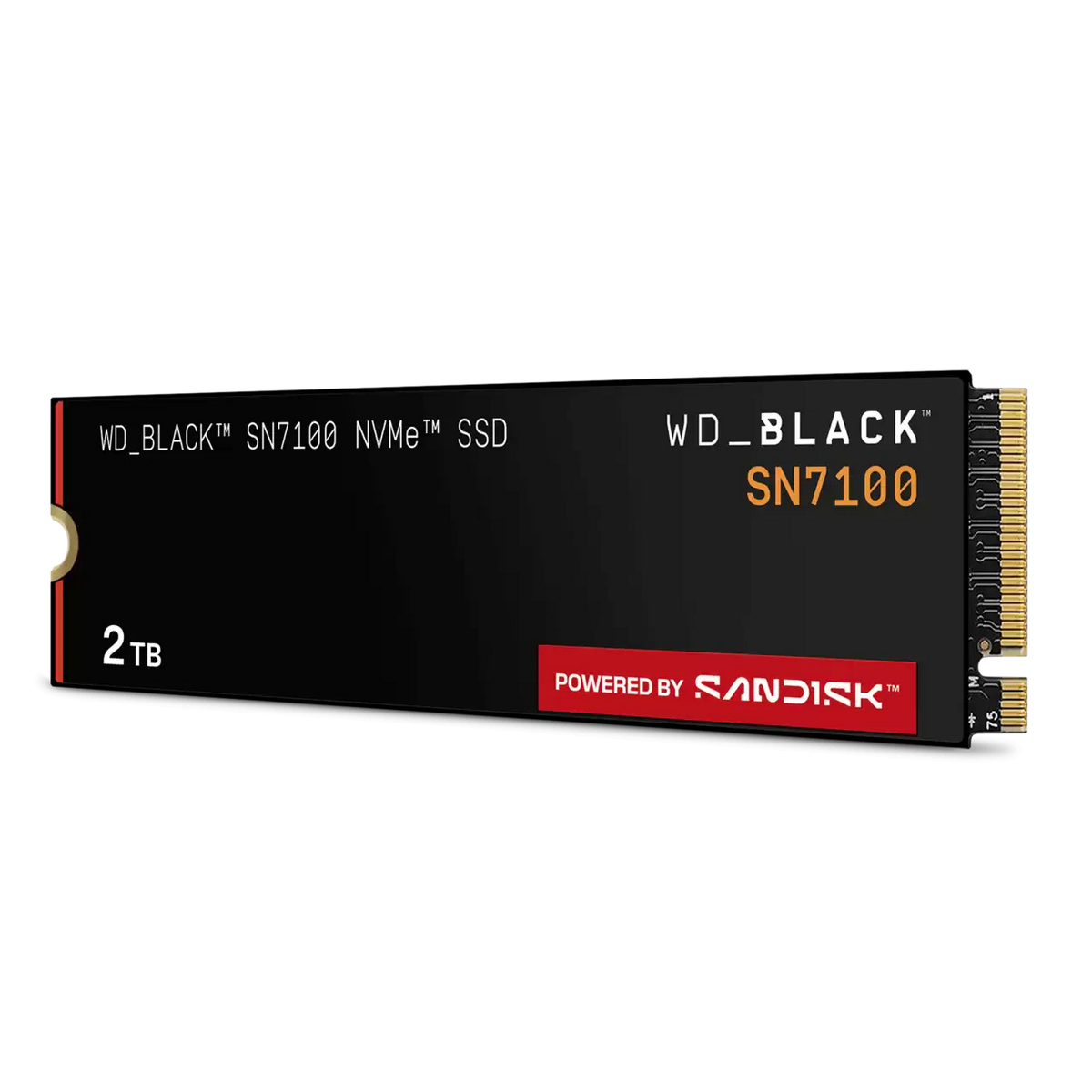 Твердотельный диск 2TB WD Black SN7100 , M.2 2280, PCI-E 3x4, [R/W - 7250/6900 MB/s] 3D-NAND TLC