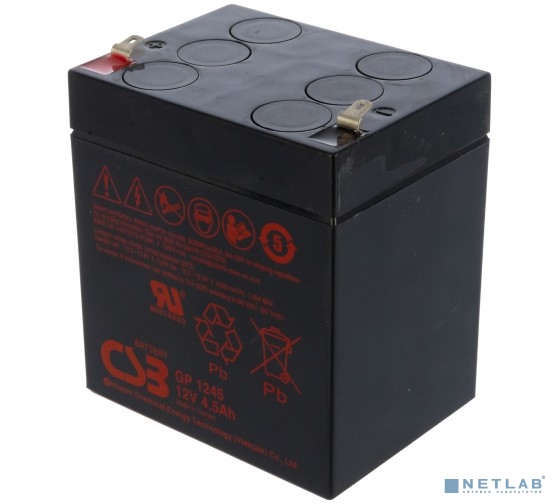CSB Батарея GP1245 (12V 4,5Ah) 