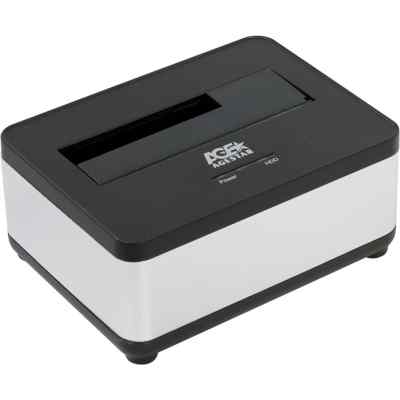 AgeStar 3UBT7 (SILVER) Докстанция 2,5"/3,5" SATAIII AgeStar 3UBT7 (SILVER) USB 3.0, пластик, серебри