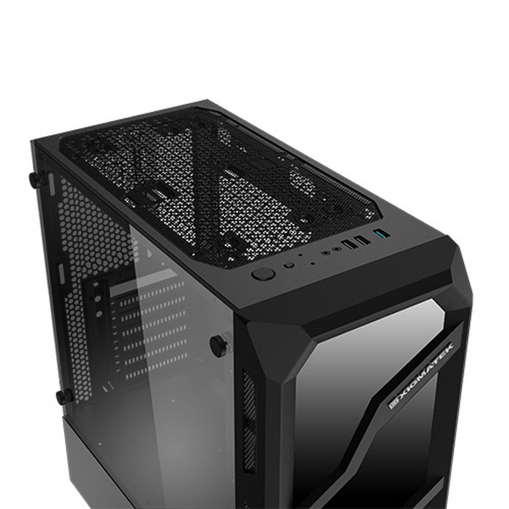 Корпус Xigmatek Lamiya EN40016 ATX, USB3.0x1+USB2.0x2, Front &amp/ Left TG, 4PCS X24A Fan, Galaxy II