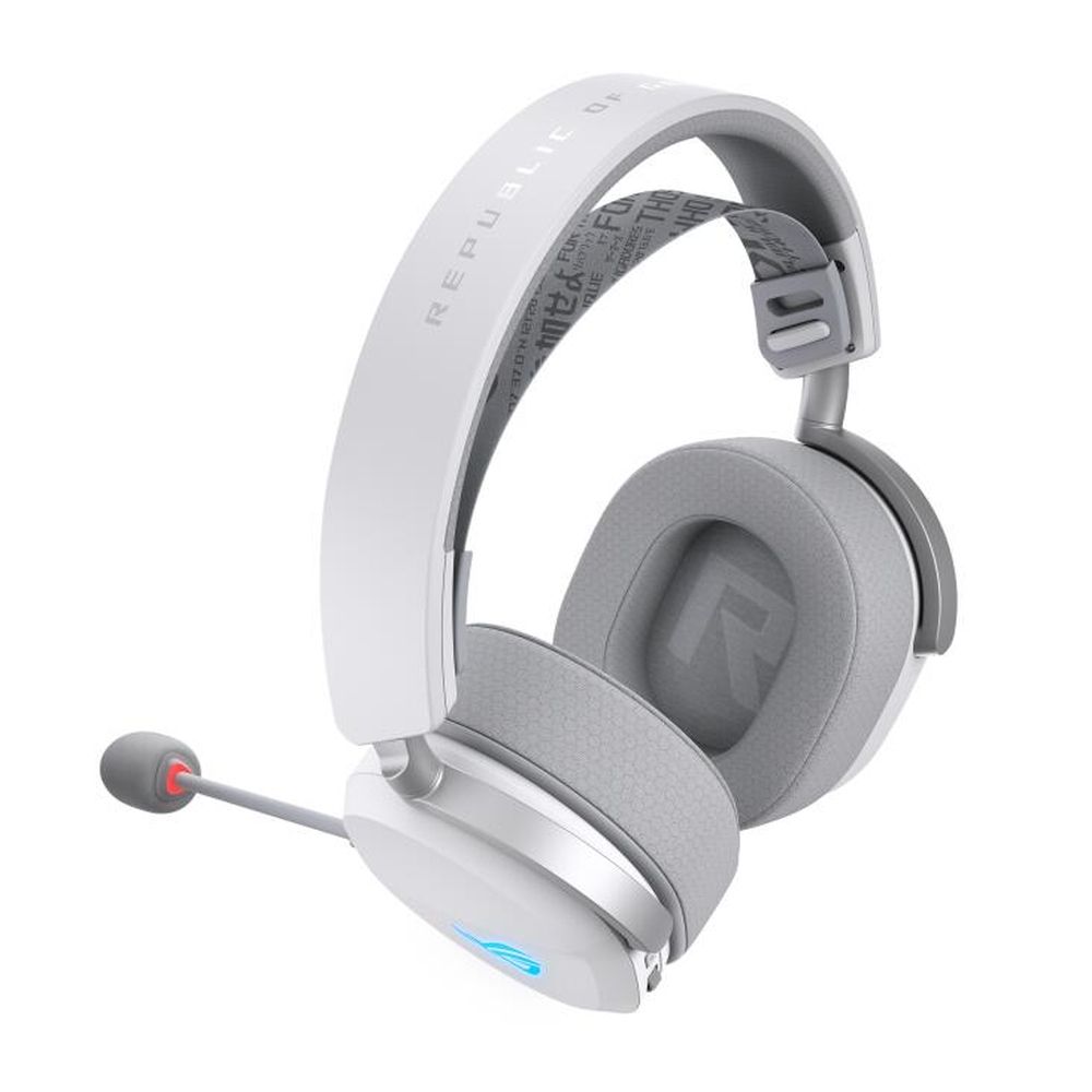 Гарнитура ASUS ROG PELTA, USB-C, 2.4GHz, Bluetooth, 309g, 20Hz~20kHz, RGB Lighting, White