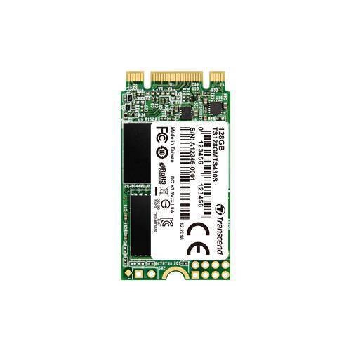 Твердотельный накопитель Transcend SSD 430S, 128GB, M.2(22x42mm), SATA3, 3D TLC, R/W 560/350MB/s, IO