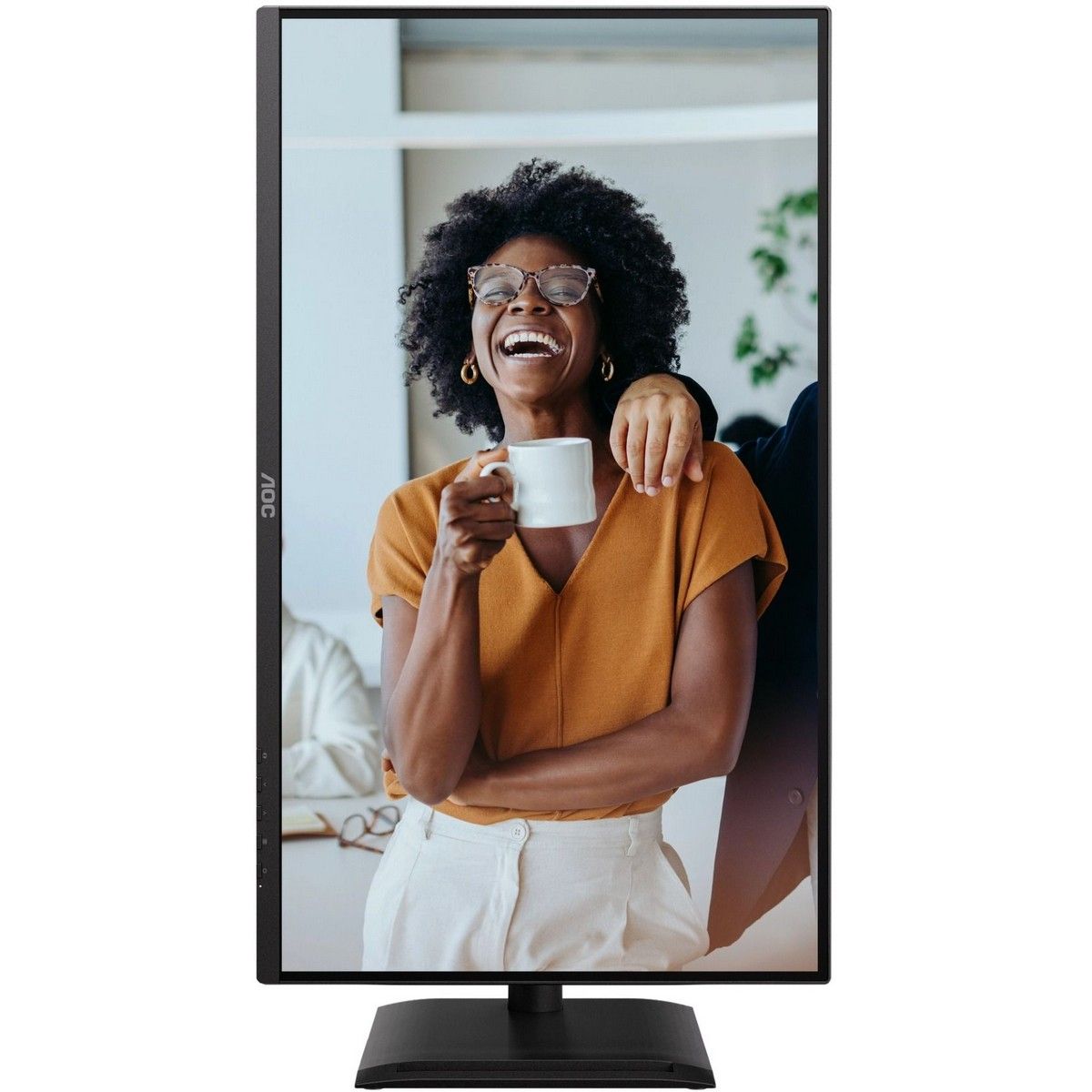 Монитор 27" AOC 2560x1440 WLED 16:9 IPS 350cd, 1500:1, 50M:1, 4ms, 178°/178°, HDMI, DP, USB hub: 4*U