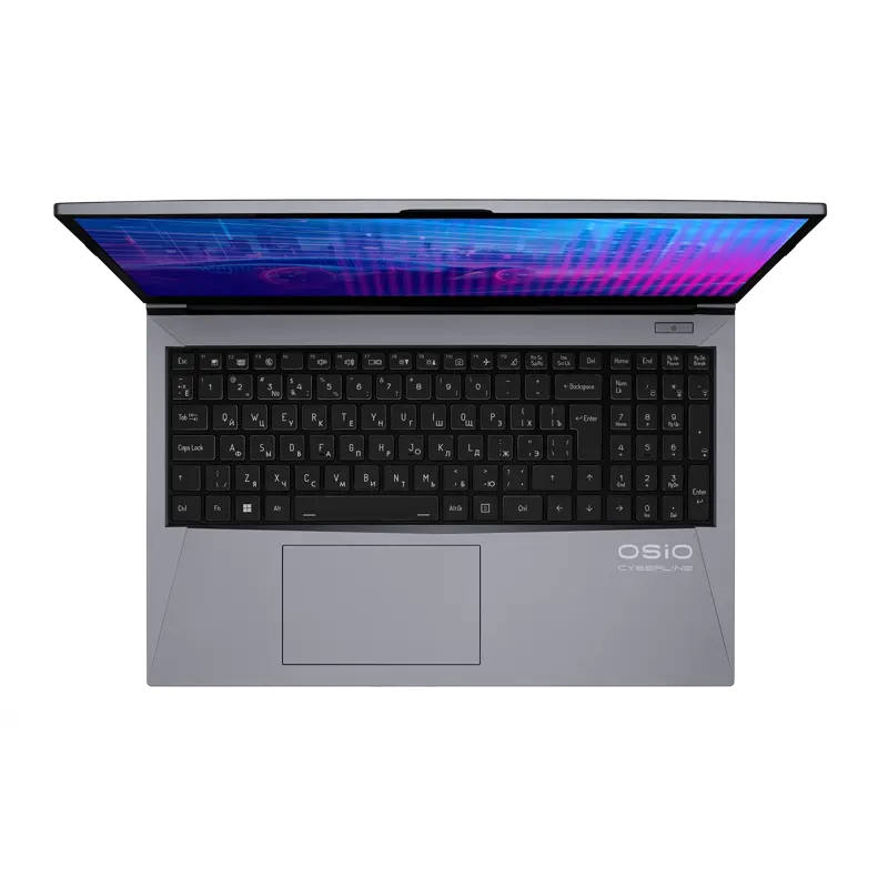 Ноутбук Osio CyberLine C150i-002 Core i5 12600H 16Gb SSD512Gb NVIDIA GeForce RTX4050 6Gb 15.6" IPS F