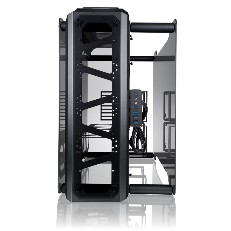 Корпус Raijintek ENYO 0R20B00119, black, Aluminum, EEB/ E-ATX/ ATX/ M-ATX/ Mini-ITX, USB3.0x4, HD Au