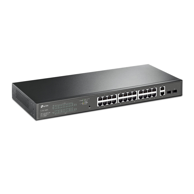 Коммутатор TP-Link Easy Smart Switch TL-SG1428PE 26x1Гбит/с 2SFP 24PoE+ 250W управляемый