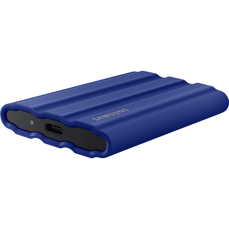 Накопитель SSD Samsung Original USB-C 1Tb MU-PE1T0R/WW Shield T7 1.8" синий