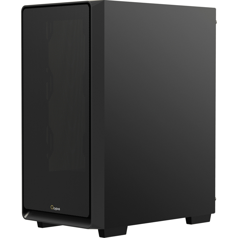 Корпус Ocypus Gamma C60 BK, Midi-Tower, TG, no fans, 1xUSB-A 3.0 + 2xUSB 2.0, ATX, mATX, mITX Black