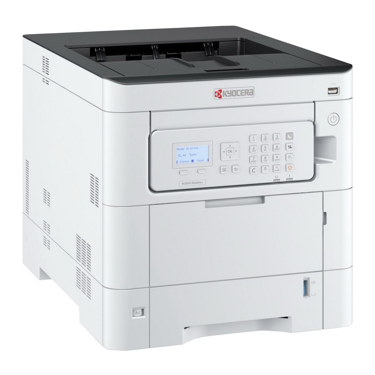 Принтер лазерный Kyocera Ecosys PA3500cx (1102YJ3NL0) A4 Duplex белый