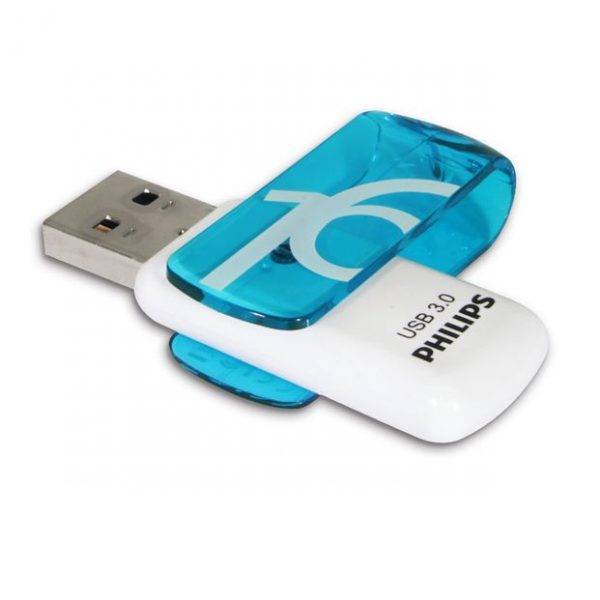 Флеш накопитель 16GB PHILIPS VIVID3.0 16GB, USB 3.0