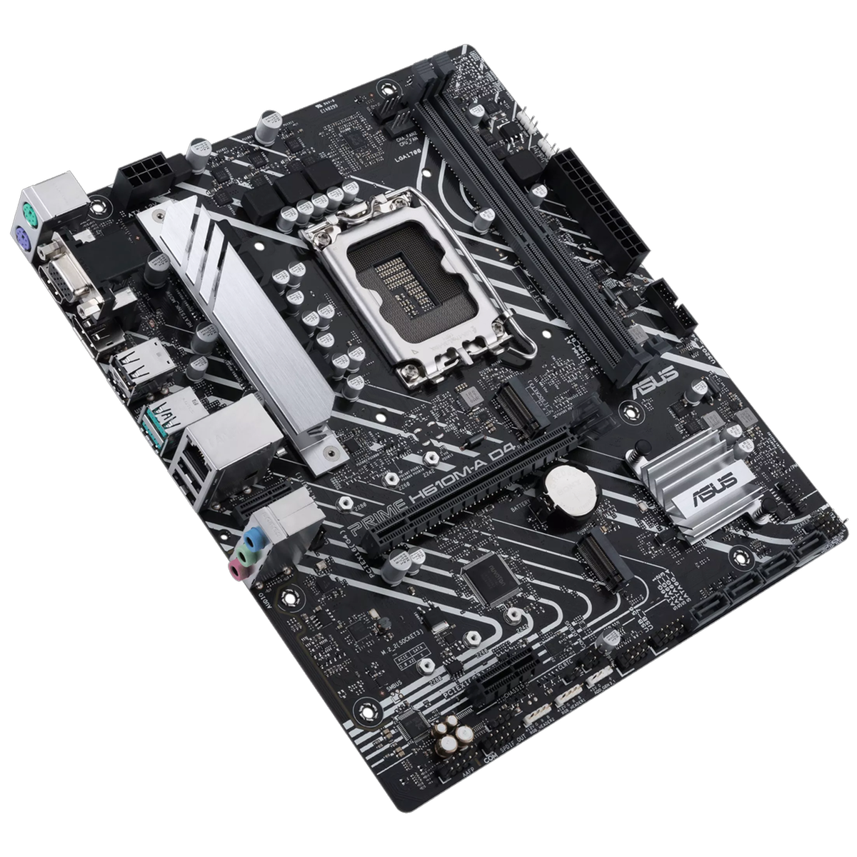 Материнская плата Asus PRIME H610M-A D4-CSM Soc-1700 Intel H610 2xDDR4 mATX AC`97 8ch(7.1) GbLAN+VGA
