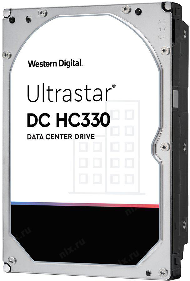 Жесткий диск WD SAS 3.0 10Tb 0B42258 WUS721010AL5204 Ultrastar DC HC330 (7200rpm) 256Mb 3.5"