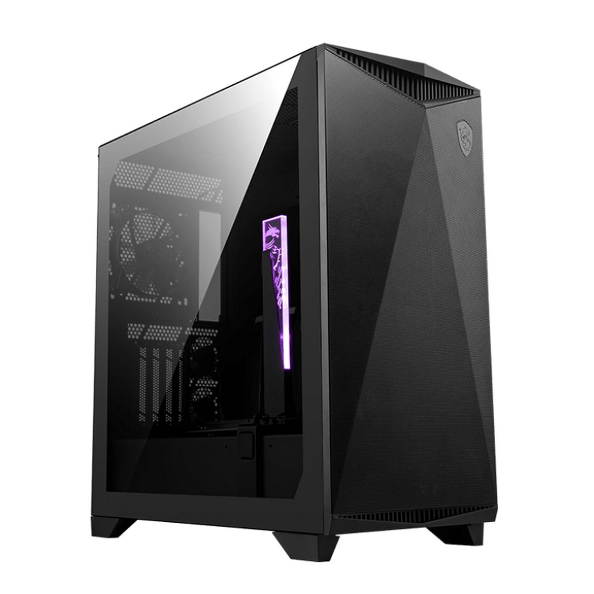 Корпус MSI MPG GUNGNIR 300P AIRFLOW 2xUSB 3.2 Gen 1, 1xUSB 3.2 Gen2 Type-C, 4x120mm PWM black Fan, 1