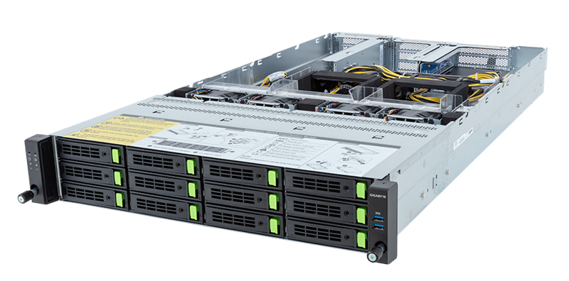 Серверная платформа Gigabyte Server Platform R283-SF0 / 2U / 2xIntel (Gen4/5) / 2xHS / 32xDIMM / 12x