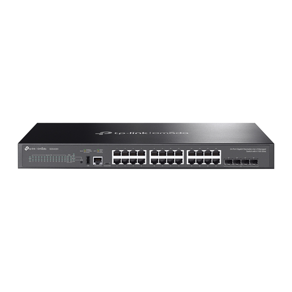 Коммутатор Omada 24-Port Gigabit Stackable Lite L3 Managed Switch with 4 10G Slots