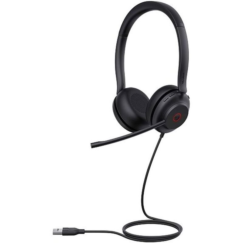 Гарнитура YEALINK UH35 Dual UC USB-C/A Дуо, Проводная, HD звук, шумоподавление, LED-индикатор, USB-C