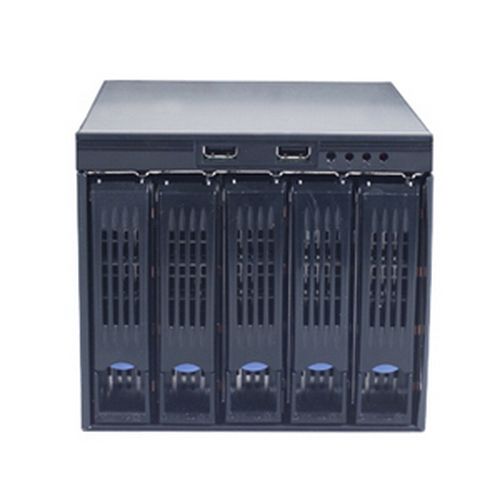 Корпус для HDD/SSD Chenbro «SK33502T3 SK33502H08*13709 STORGE KIT,5-IN-3,USB3.0,12GSAS,BK,W/FAN+CABL