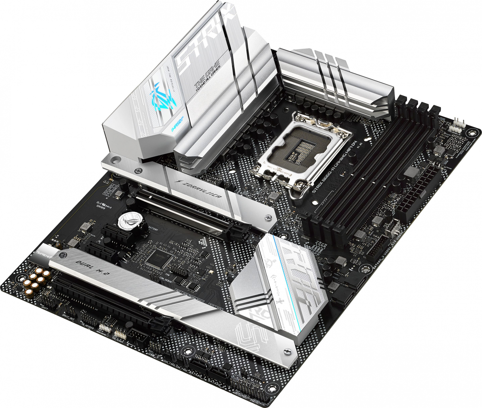 Материнская плата Asus ROG STRIX B660-A GAMING WIFI D4 Soc-1700 Intel B660 4xDDR4 ATX AC`97 8ch(7.1)