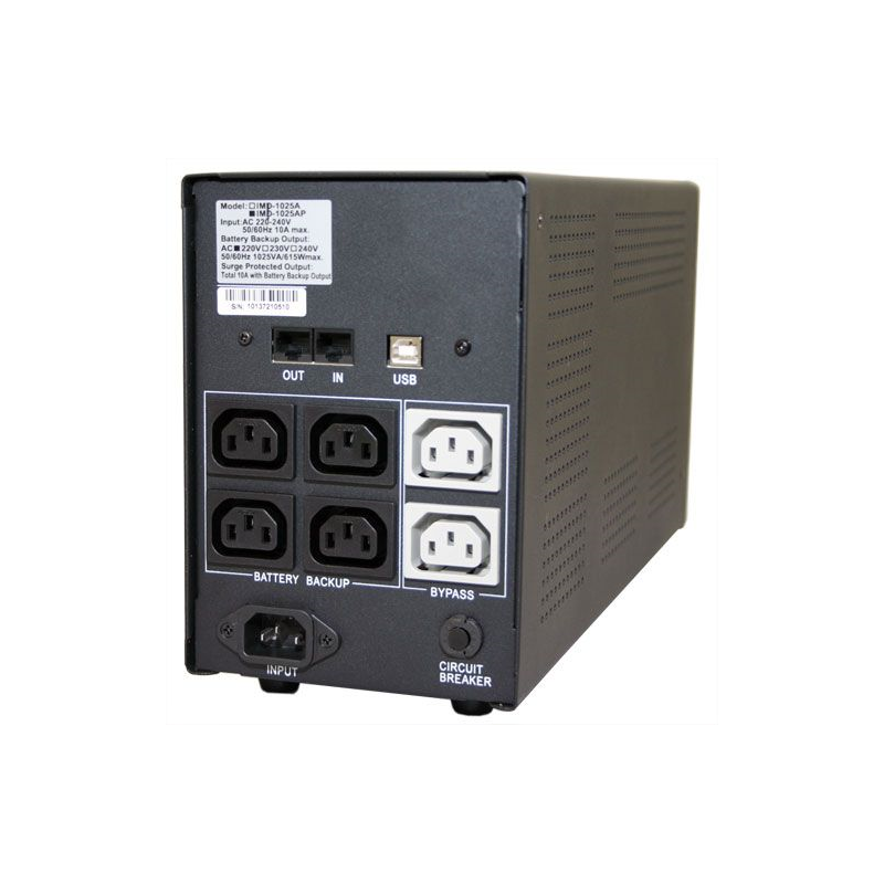 Источник бесперебойного питания Powercom Back-UPS IMPERIAL, Line-Interactive, 3000VA/1800W, Tower, 6