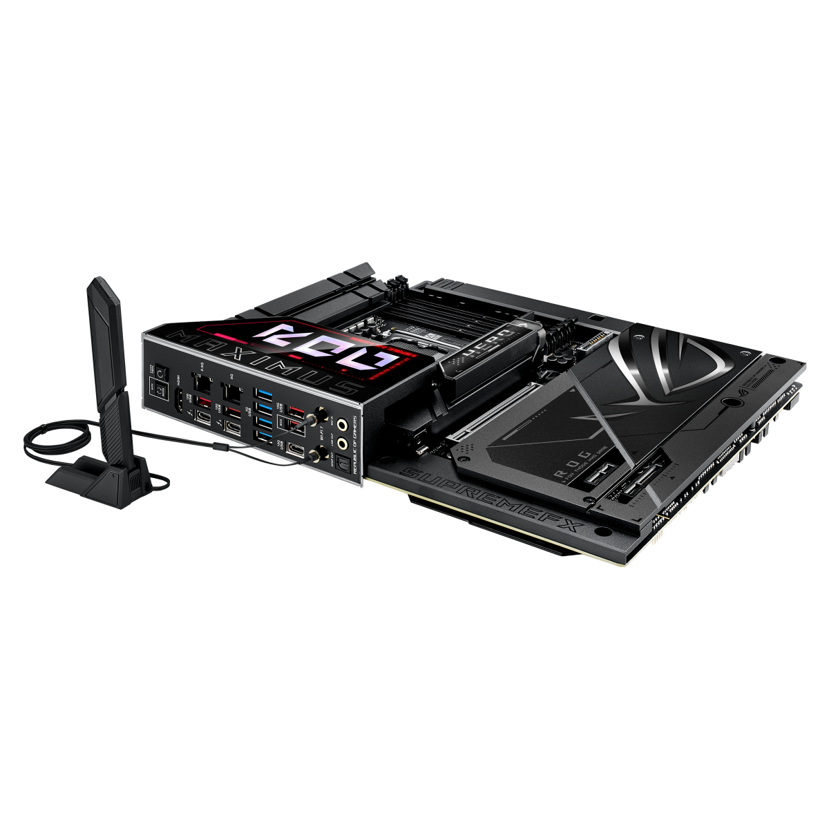 Материнская плата ASUS ROG MAXIMUS Z890 HERO BTF LGA1851 ATX 4хDDR5 PCIEx16 PCIEx4 PCIEx1 6xM.2 2xTh