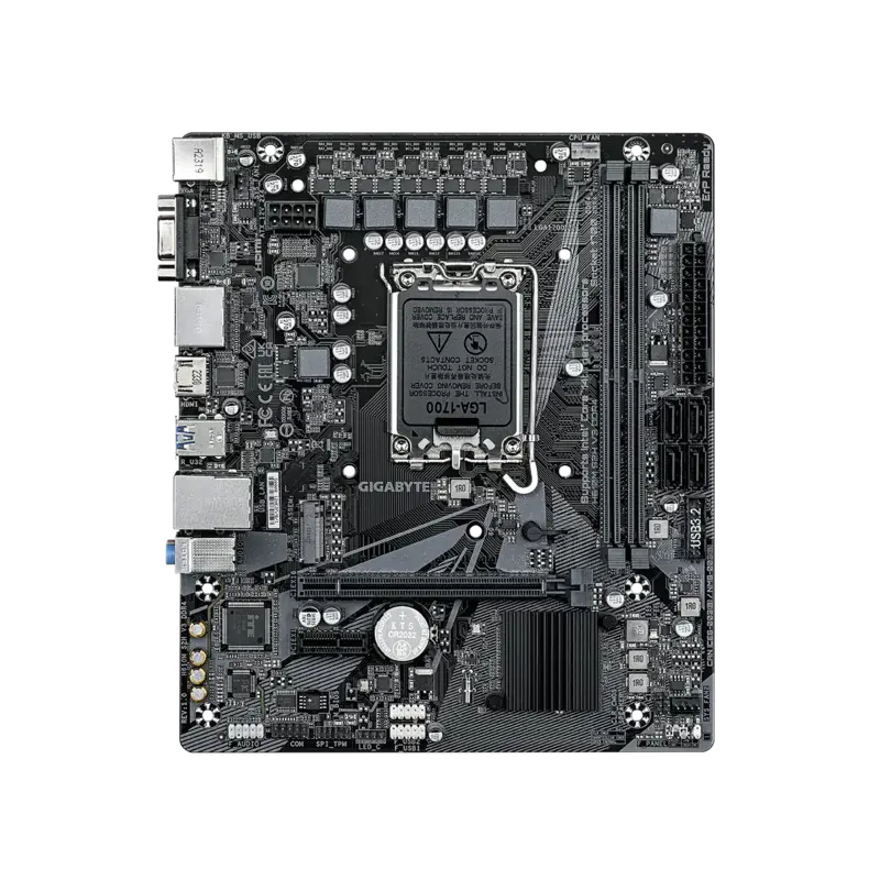 Материнская плата Gigabyte H610M S2H V3 DDR4 Soc-1700 Intel H610 2xDDR4 mATX AC`97 8ch(7.1) GbLAN+VG