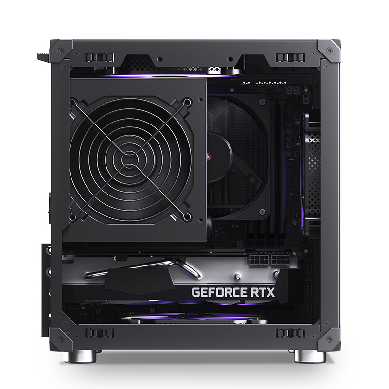 Корпус JONSBO C6, Mini-Tower,  no fan, 1xUSB-A 3.0 + 1xUSB-C 3.1, mATX, mITX Black