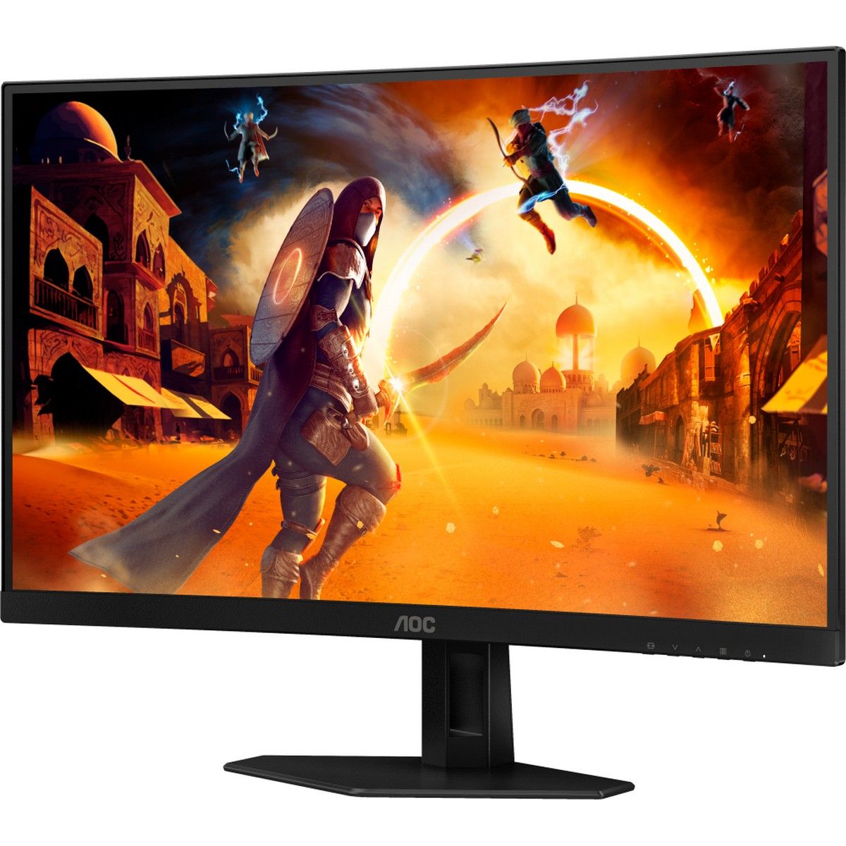 Монитор 27" AOC C27G4ZXE Black (VA, изогнутый, 1920x1080, 280Hz, 0.3 ms, 178°/178°, 300 cd/m, 8