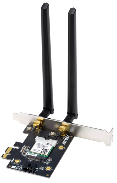 Сетевой адаптер Wi-Fi + Bluetooth Asus PCE-AXE5400 AXE5400 PCI Express x1 (ант.внеш.съем) 2ант.