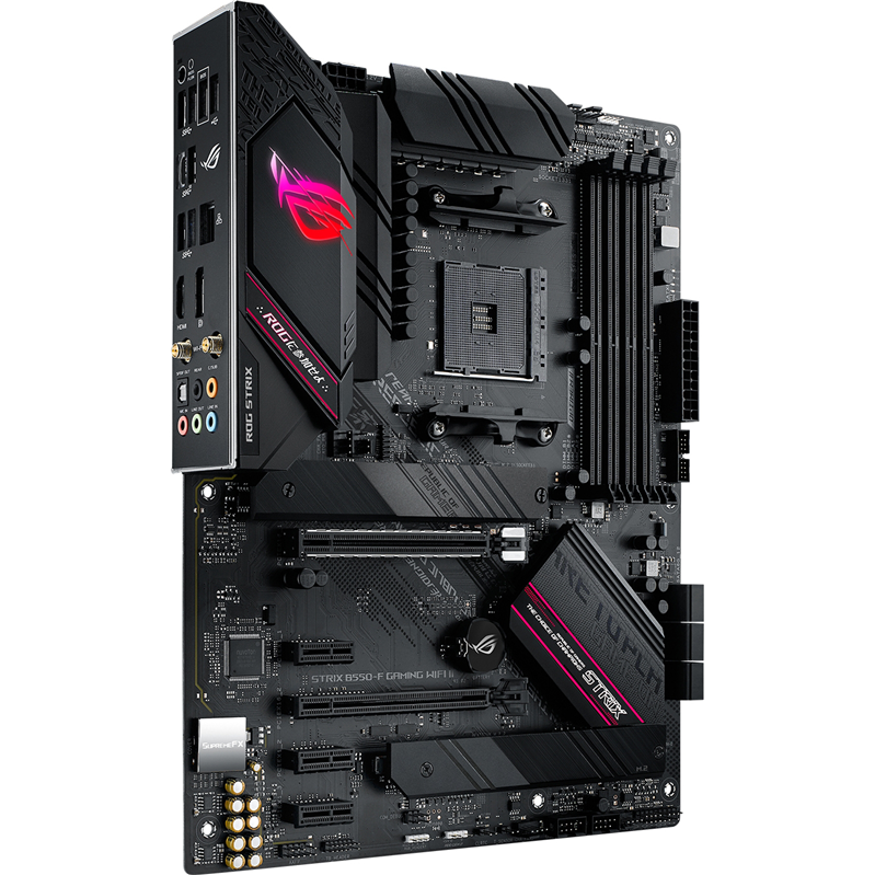 Материнская плата ASUS ROG STRIX B550-F GAMING WIFI II AM4 ATX 4xDDR4 2xPCIEx16 3xPCIEx1 2xM.2 HDMI 
