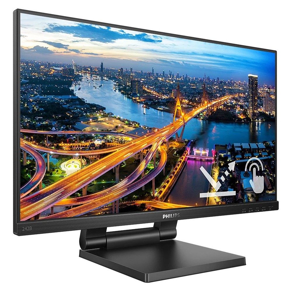 Монитор 23,8" Philips 242B1TC 1920x1080, WLED, 16:9, IPS, 250cd, 4ms, 1000:1, 50M:1, 178/178, VGA, H