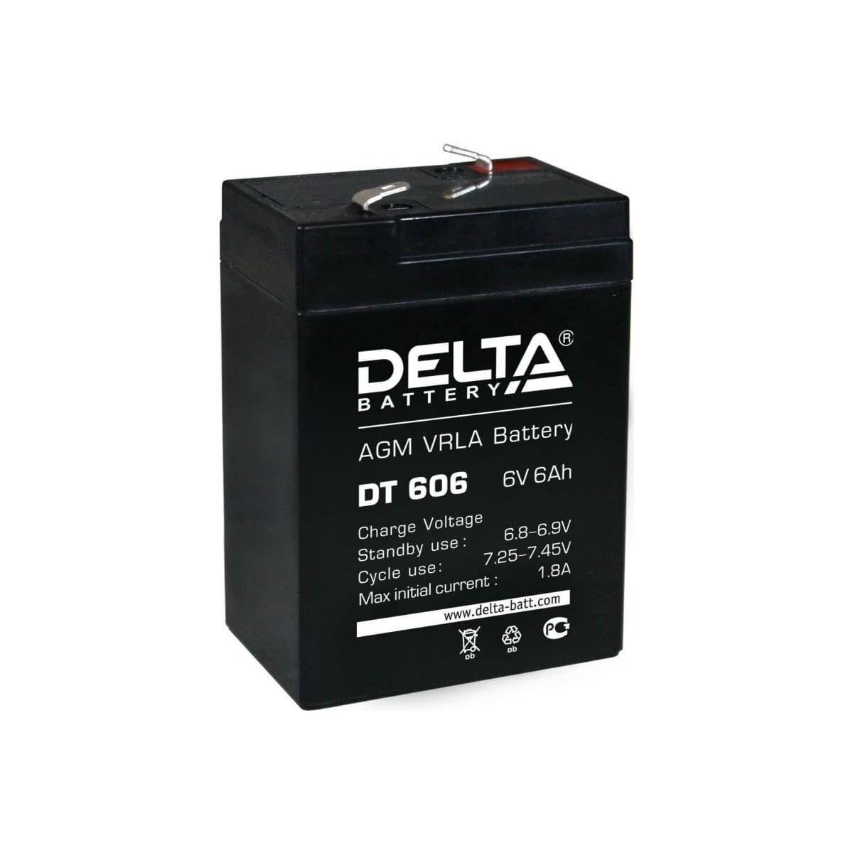 Аккумуляторная батарея DELTA BATTERY DT 606