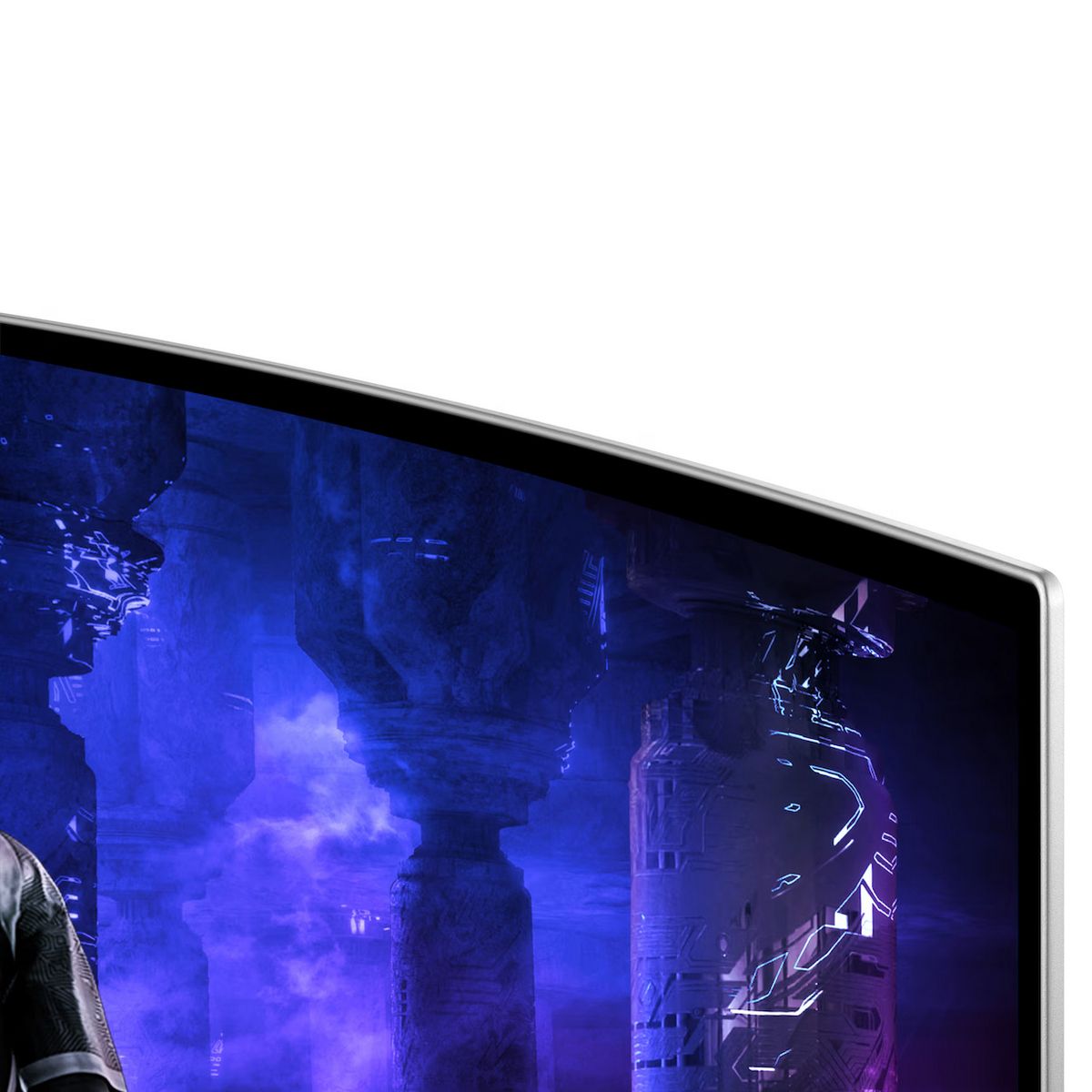 Монитор Samsung 49" Odyssey OLED G9 S49DG952SI серебристый OLED LED 32:9 HDMI M/M TV матовая HAS 250