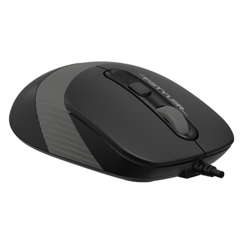 Мышь A4Tech Fstyler FM10 черный/серый оптическая 1600dpi USB 4but (FM10 GREY)