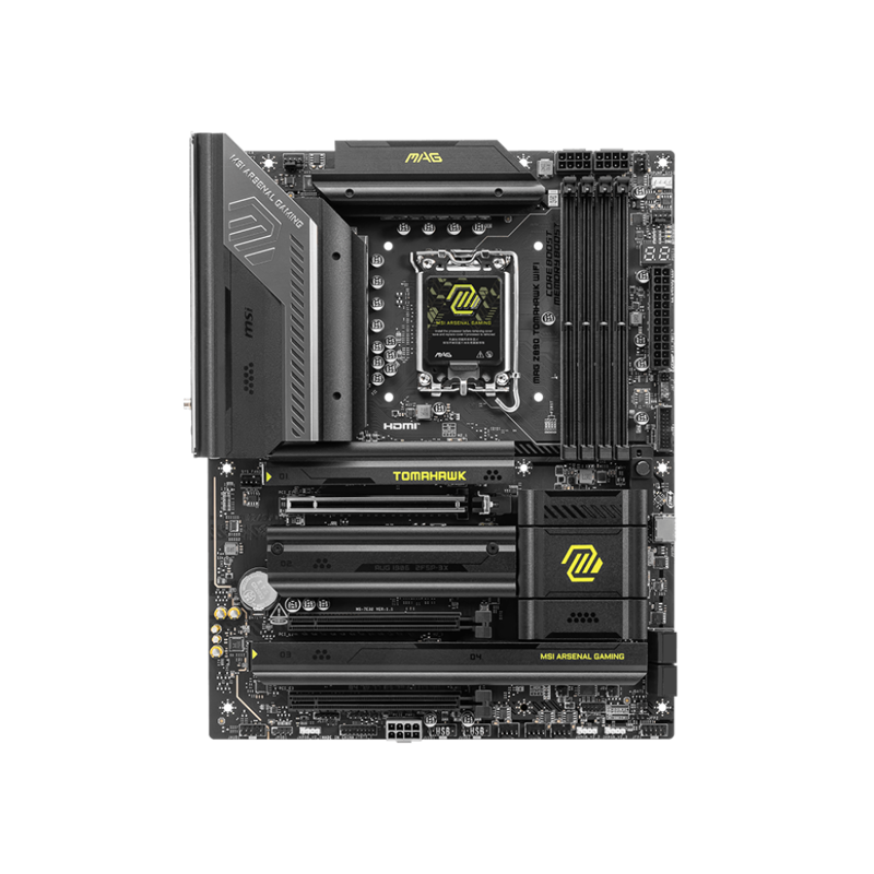 Материнская плата MSI MAG Z890 TOMAHAWK WIFI  Soc-1851 Intel Z890 4xDDR5 ATX AC`97 8ch(7.1) 5Gigabit