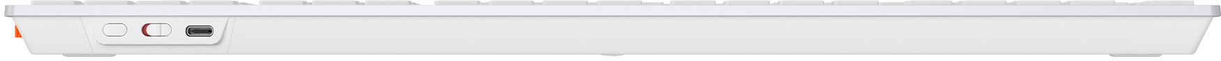 Клавиатура A4Tech Fstyler FBX50C белый USB беспроводная BT/Radio slim Multimedia (FBX50C WHITE)