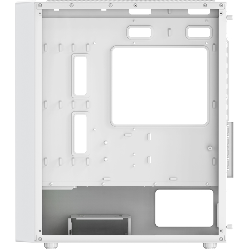 Корпус Ocypus Gamma C50 WH ARGB, Mini-Tower, TG, 4x120mm ARGB, 1xUSB-A 3.0 + 2xUSB 2.0, mATX, mITX W