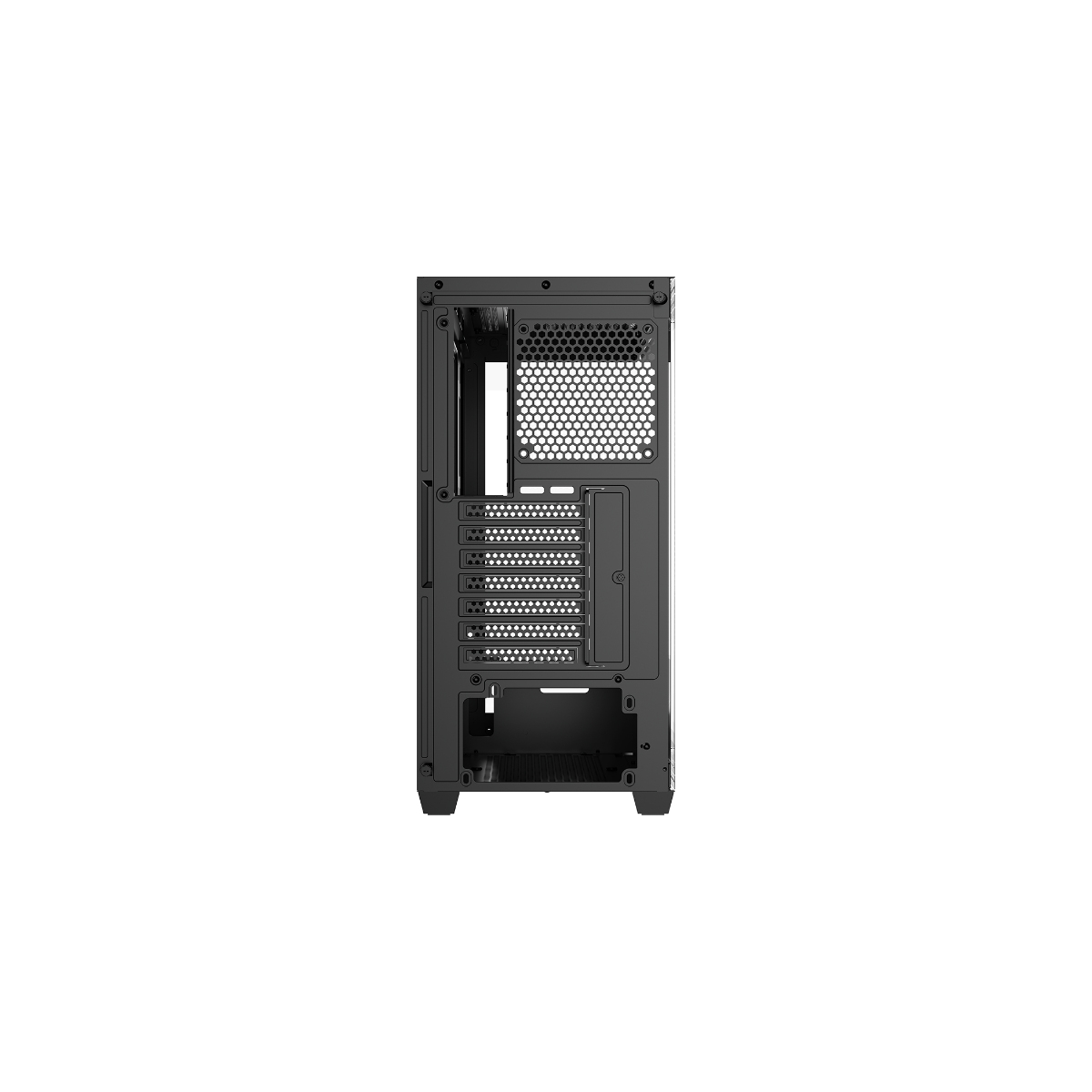 Корпус Ocypus Gamma C72 BK ARGB, Midi-Tower, TG, 4x120mm ARGB, 2xUSB-A 2.0 + 1xUSB-A 3.0, ATX, mATX,