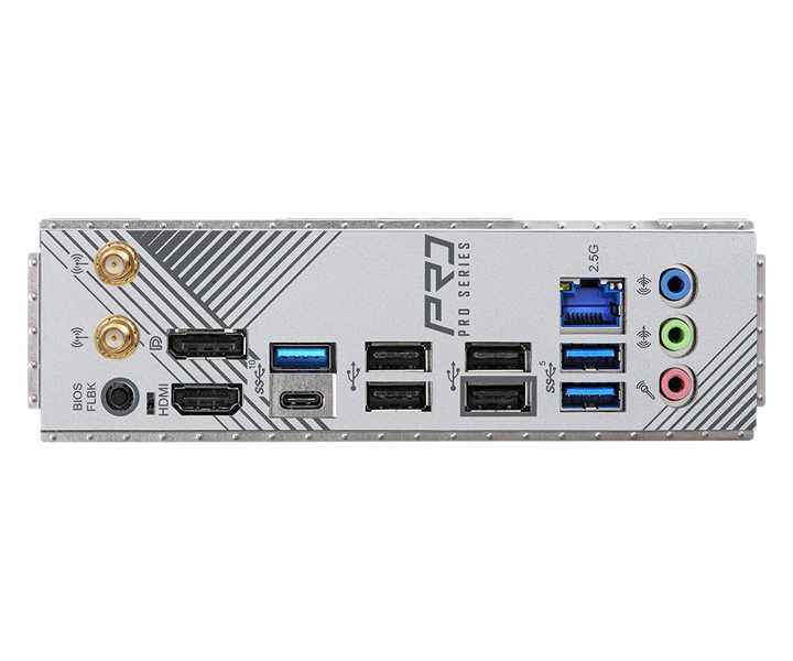 Материнская плата ASROCK B650M PRO RS WIFI, AM5, B650, 4*DDR5, HDMI+DP, 4xSATA3 6.0, M.2 Socket, RAI